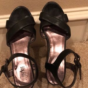 Charles David  leather platform women’s shoes